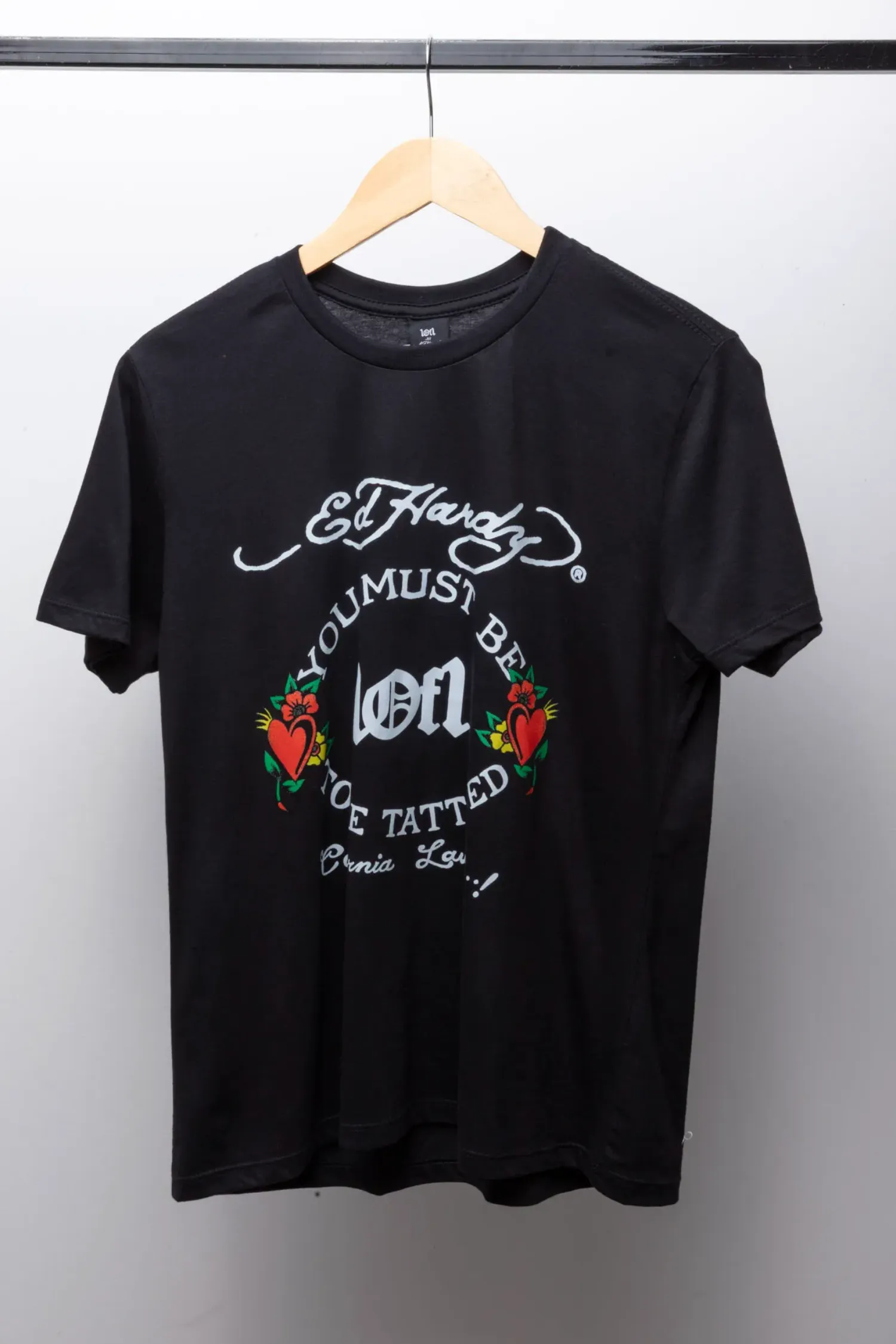 Ed Hardy x Exclusiviist 1of1 Camiseta N1RVANA Black