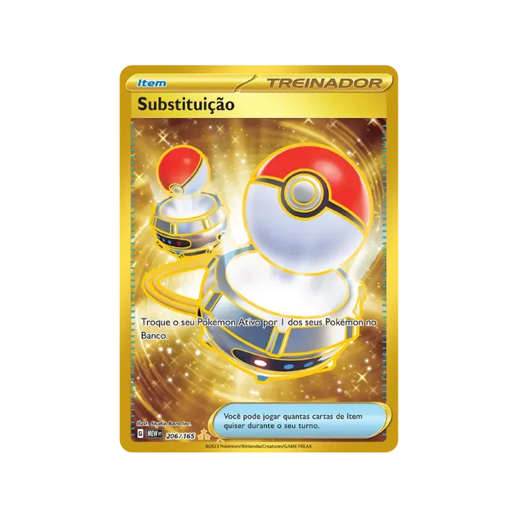 Substituição (206/165) – Pokémon TCG – 151 - Droper