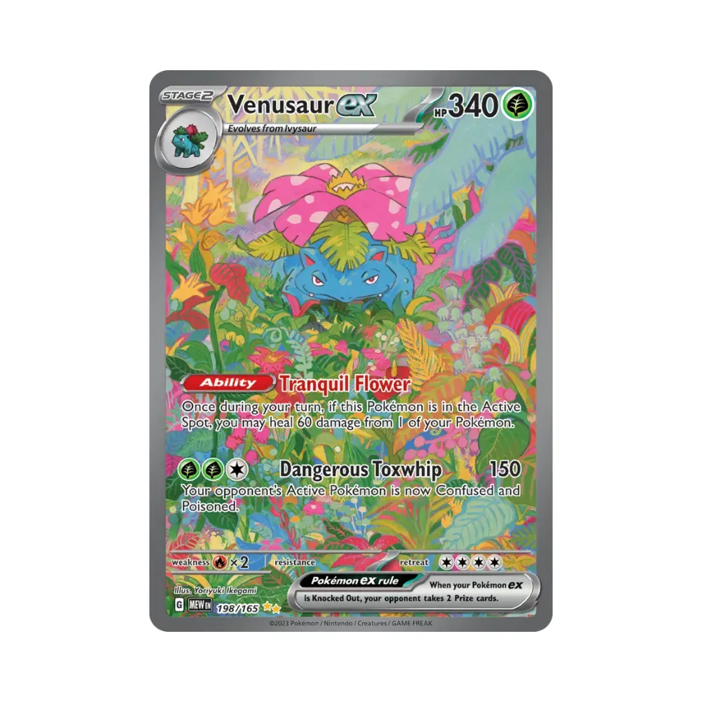 Venusaur ex (198/165) – Pokémon TCG – 151 - Droper