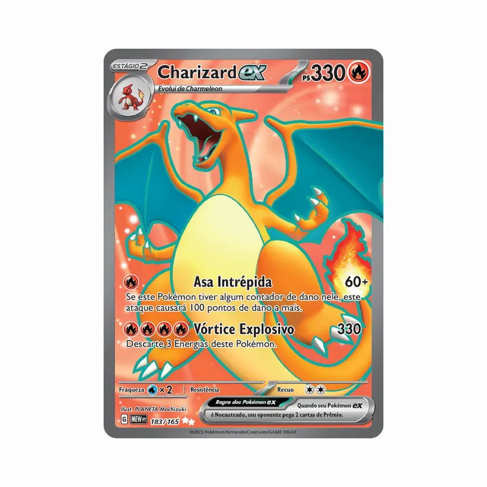 Charizard ex (183/165) – Pokémon TCG – 151 - Droper
