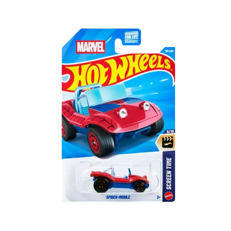 HotWheels Spider-Mobile Screen Time Red