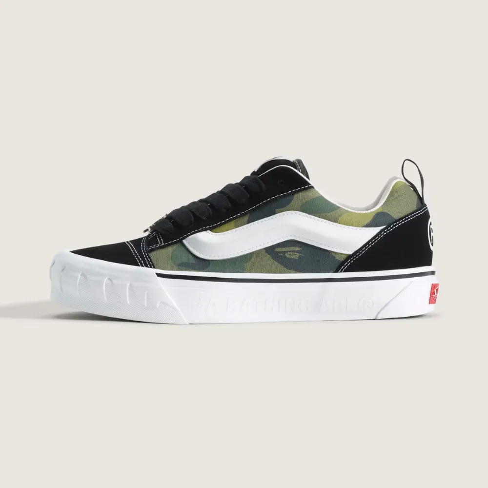 Imagem BAPE x Vans Premium Knu Skool Camo Green
