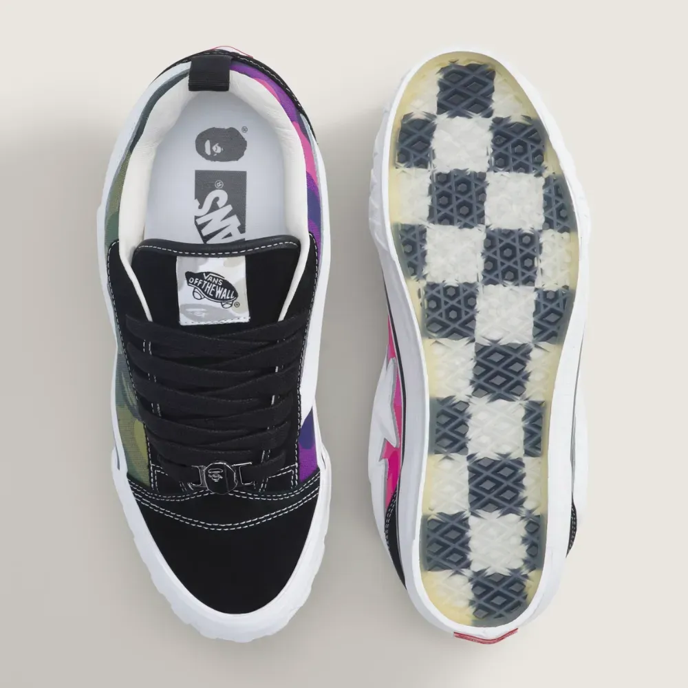 Imagem BAPE x Vans Premium Knu Skool Camo Green