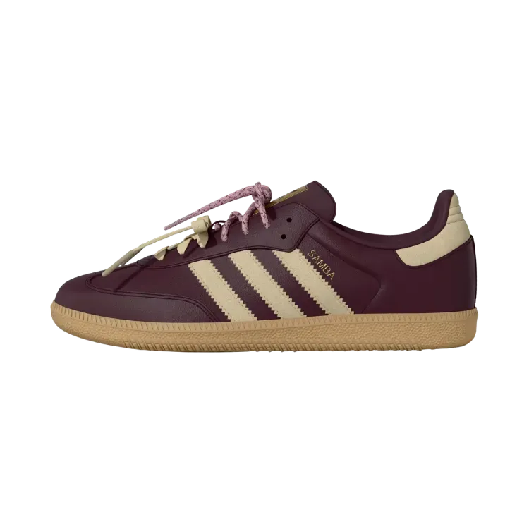 adidas Samba OG Maroon Warm Vanilla Gum