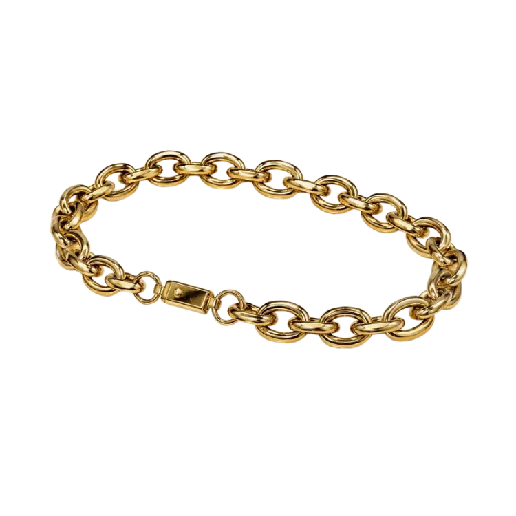 三軒茶屋 US Exclusive Oval Link Wallet Chain Wallet Chain Casa Cinza Brasil 1.4 - Droper