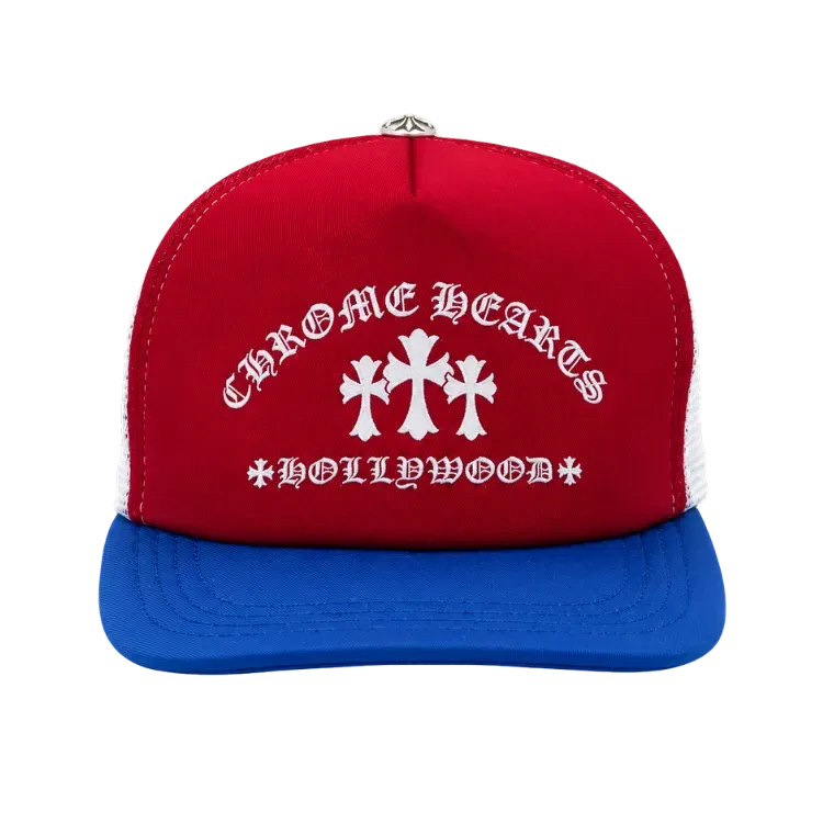 Sex Records x Chrome Hearts Boné Matty Boy Horse Shoe Trucker Pink
