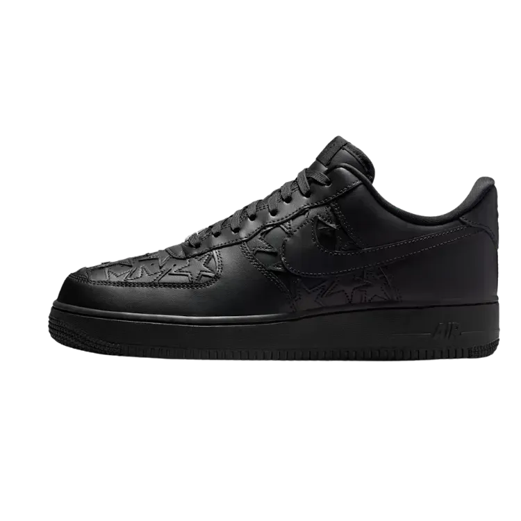 Nike Air Force 1 ´07 Edge Black Metallic Silver