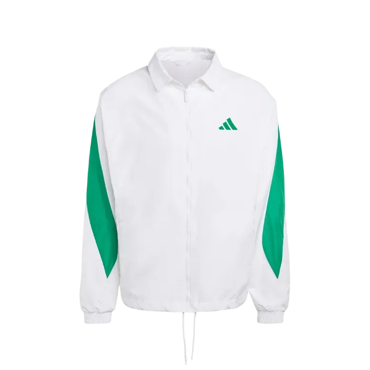 Jaqueta adidas Stadium White Green