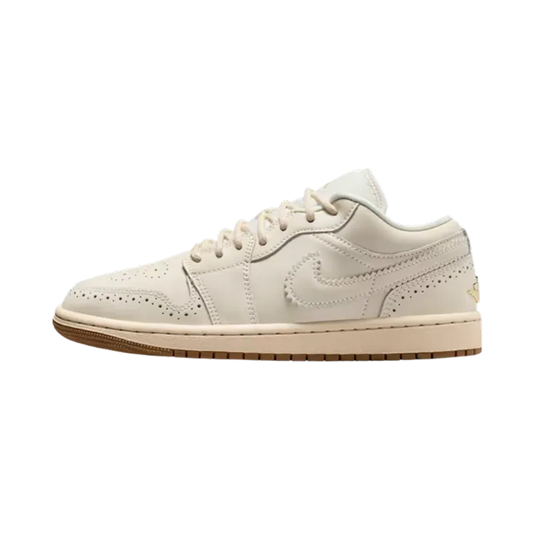 Air Jordan 1 Low SE Chalk Metallic Gold Pearl White Feminino