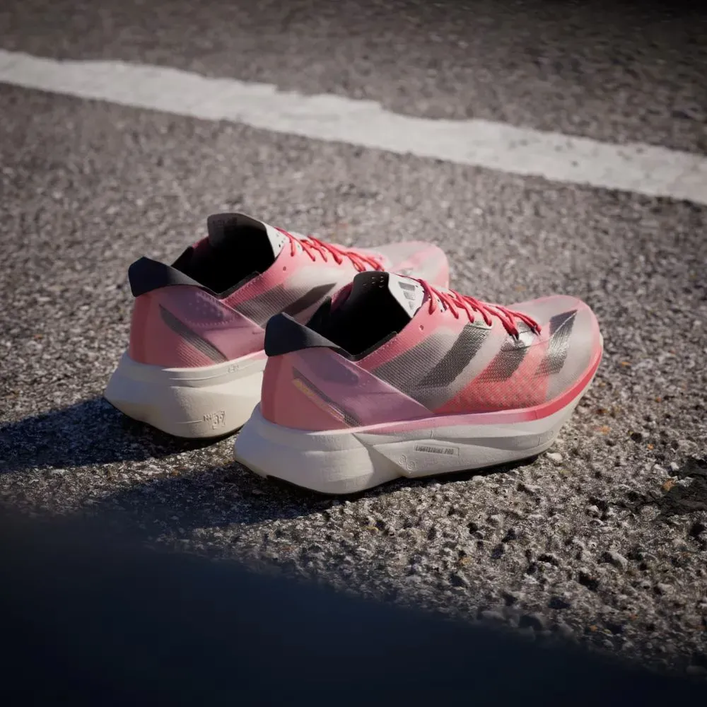adidas Adizero Adios Pro 3 Pink Spark Aurora Met. Sandy Pink - Droper
