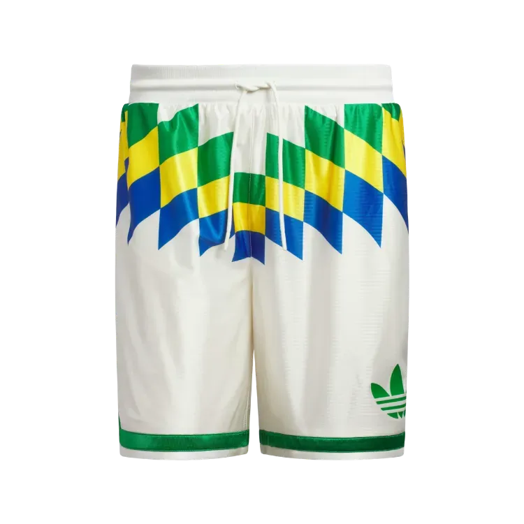 Shorts adidas Originals Basketball Diamond Pack Off White Green