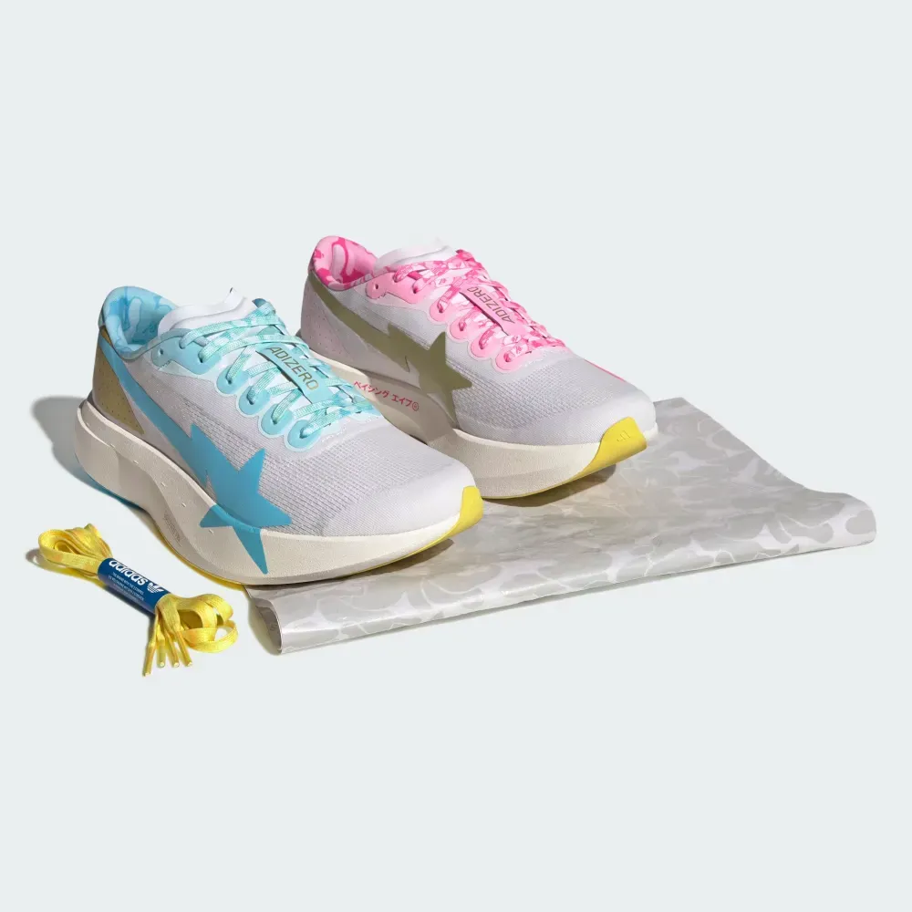 27cm　BAPE x  ADIZERO EVO SL AWAY BAPE x adidas Adizero EVO SL Cloud White Gold Metallic Off White