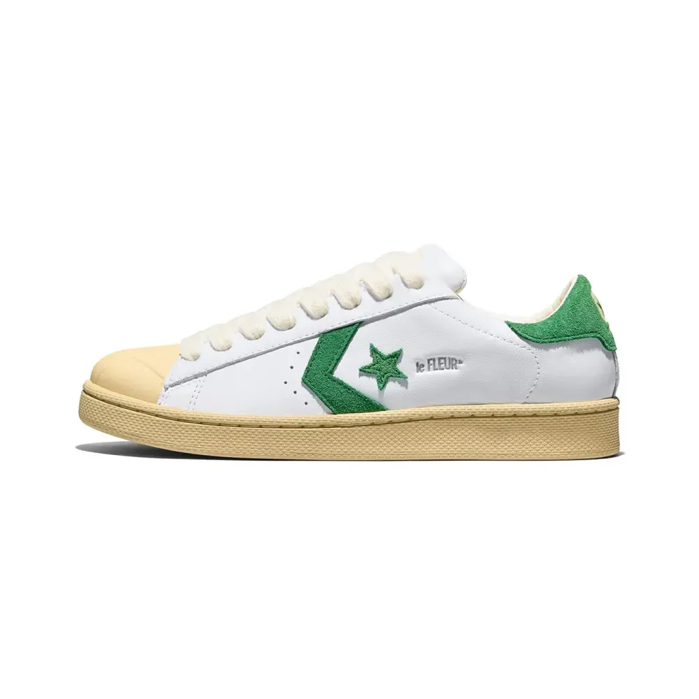 GOLF le FLEUR* x Converse 1908 Pro Leather Shoes White Green foto 1