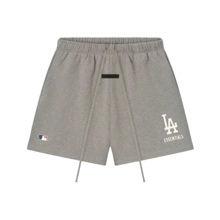 MLB x Fear of God Essentials Shorts Dodgers Classic Concrete Heather