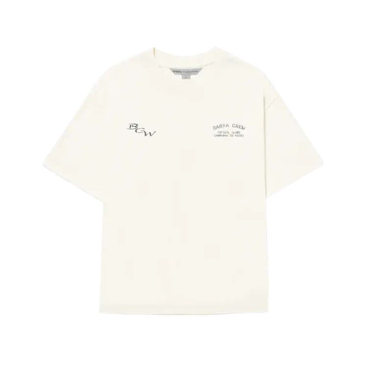 Camiseta Barra Crew Bandeiras Off White