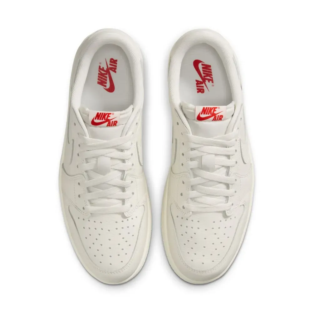 Air Jordan 1 Retro Low OG Sail University Red - Droper