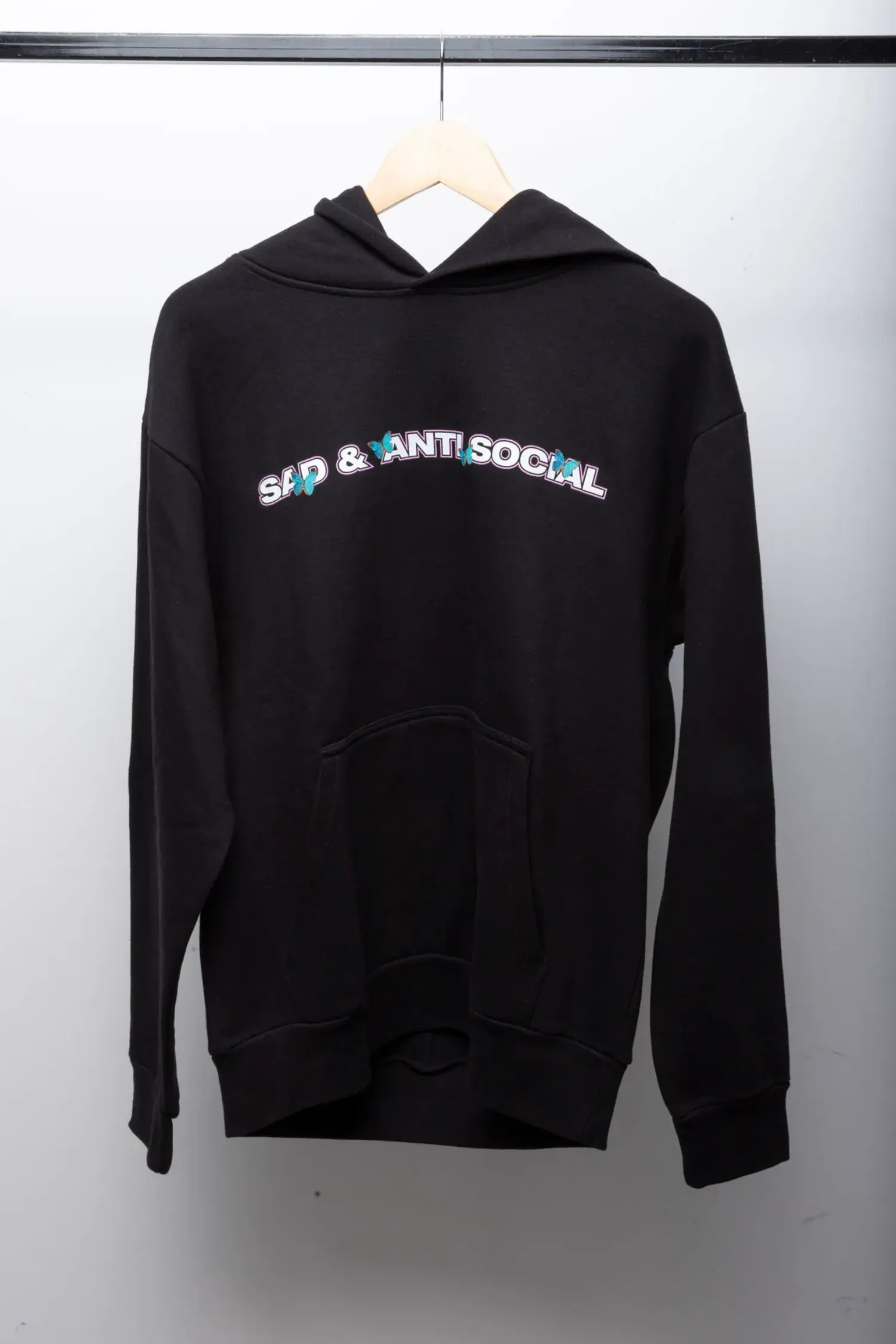 SADBOYZ x Anti Social Social Club Moletom Sad and Anti Social Black