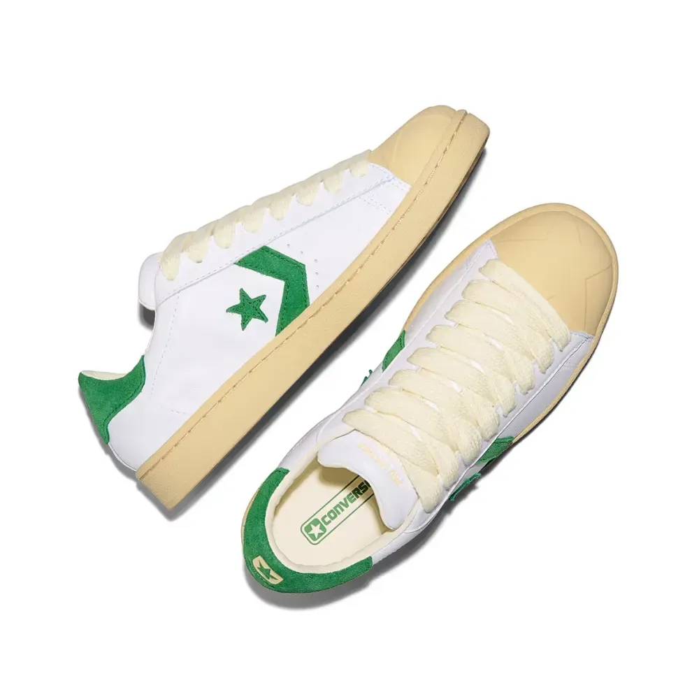 GOLF le FLEUR* x Converse 1908 Pro Leather Shoes White Green foto 2