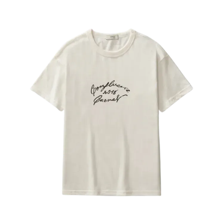 Camiseta Carnan Confluence Slim Fit Off-white