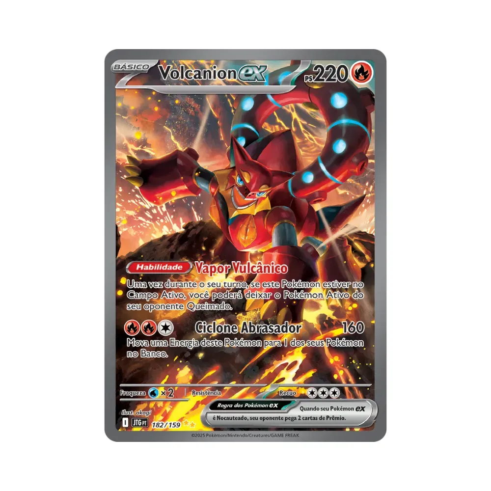 Volcanion ex (182/159) Amigos de Jornada Pokémon TCG - Droper