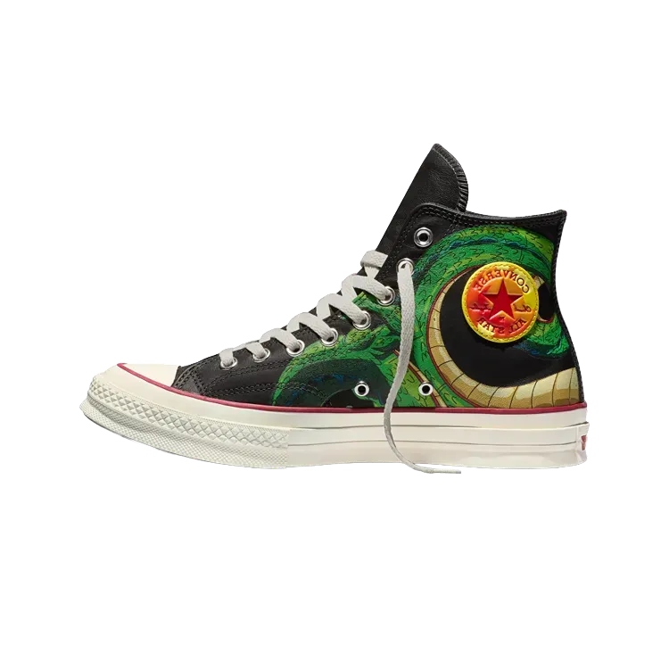 Dragon Ball Z x Converse Chuck Taylor All Star Shenron Black Cyber Yellow