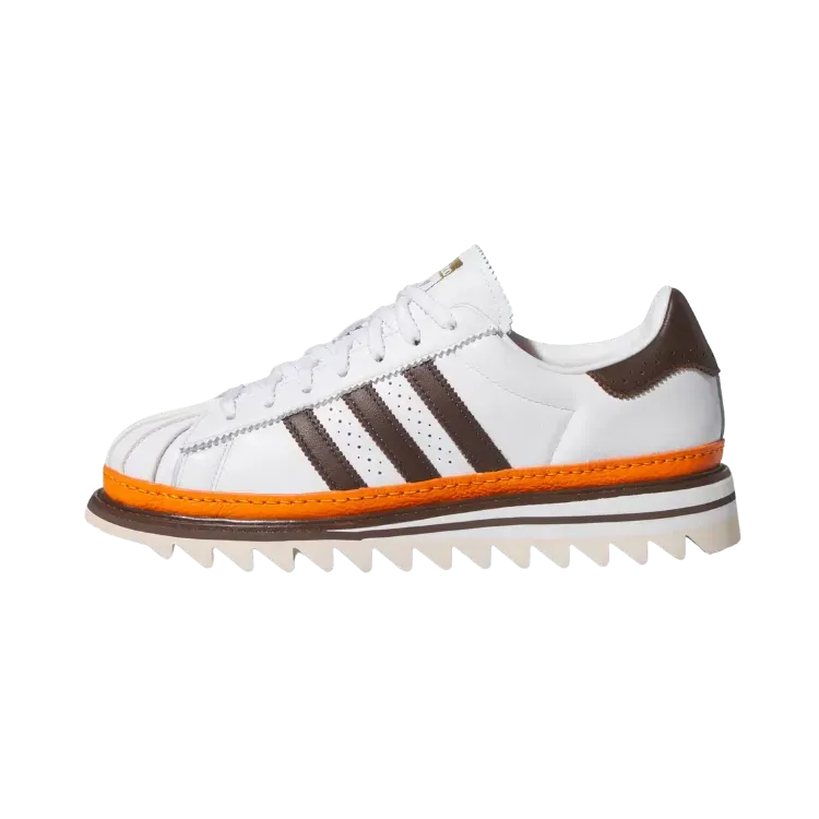 CLOT x adidas Superstar Cloud White Coffee Unity Orange