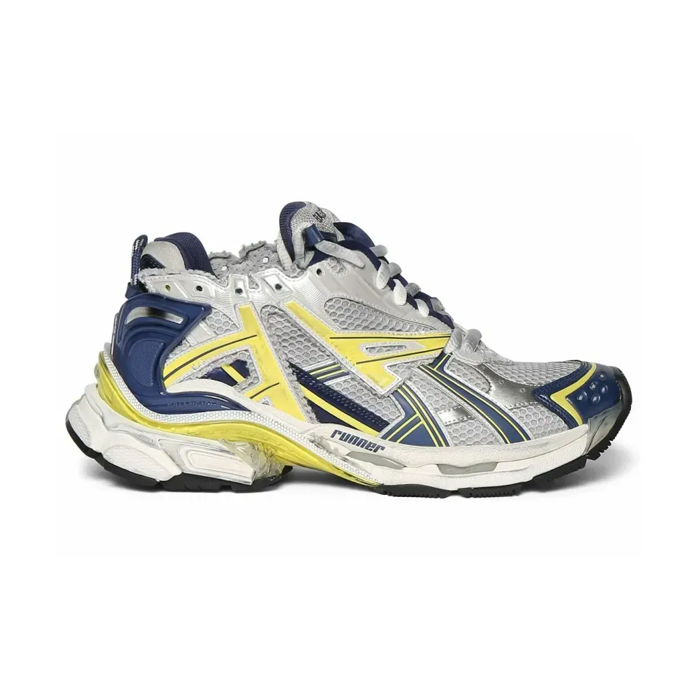 Balenciaga Runner White Blue Yellow Grey Black - Droper