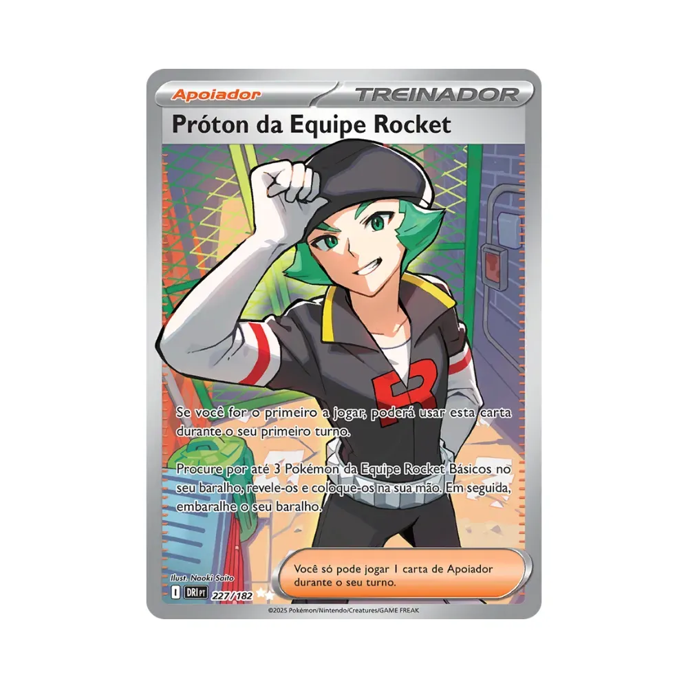 Próton da Equipe Rocket (227/182) Rivais Predestinados Pokémon TCG