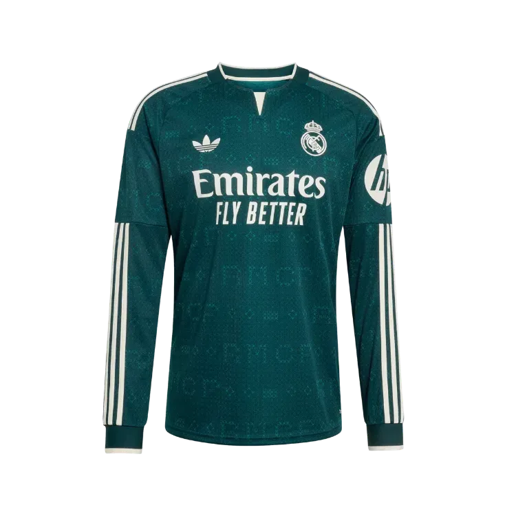 Camisa adidas II Manga Longa Real Madrid 26/27 Aurora Ivy