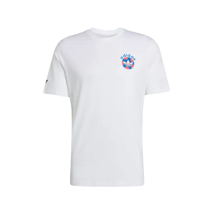 Camiseta adidas Estampada Archive Football White