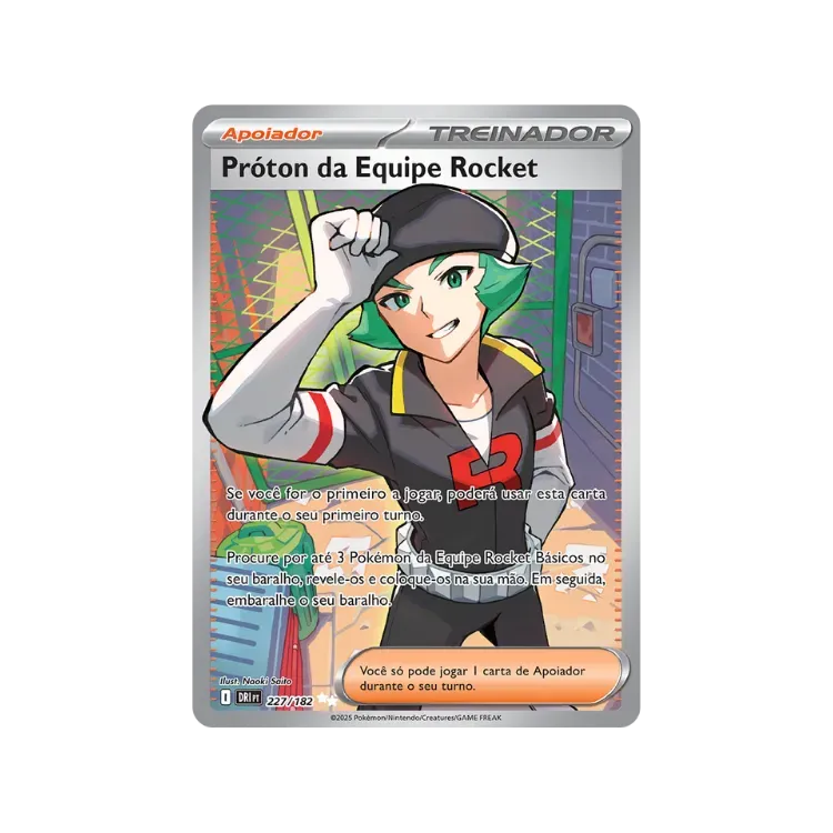 Próton da Equipe Rocket (227/182) Rivais Predestinados Pokémon TCG