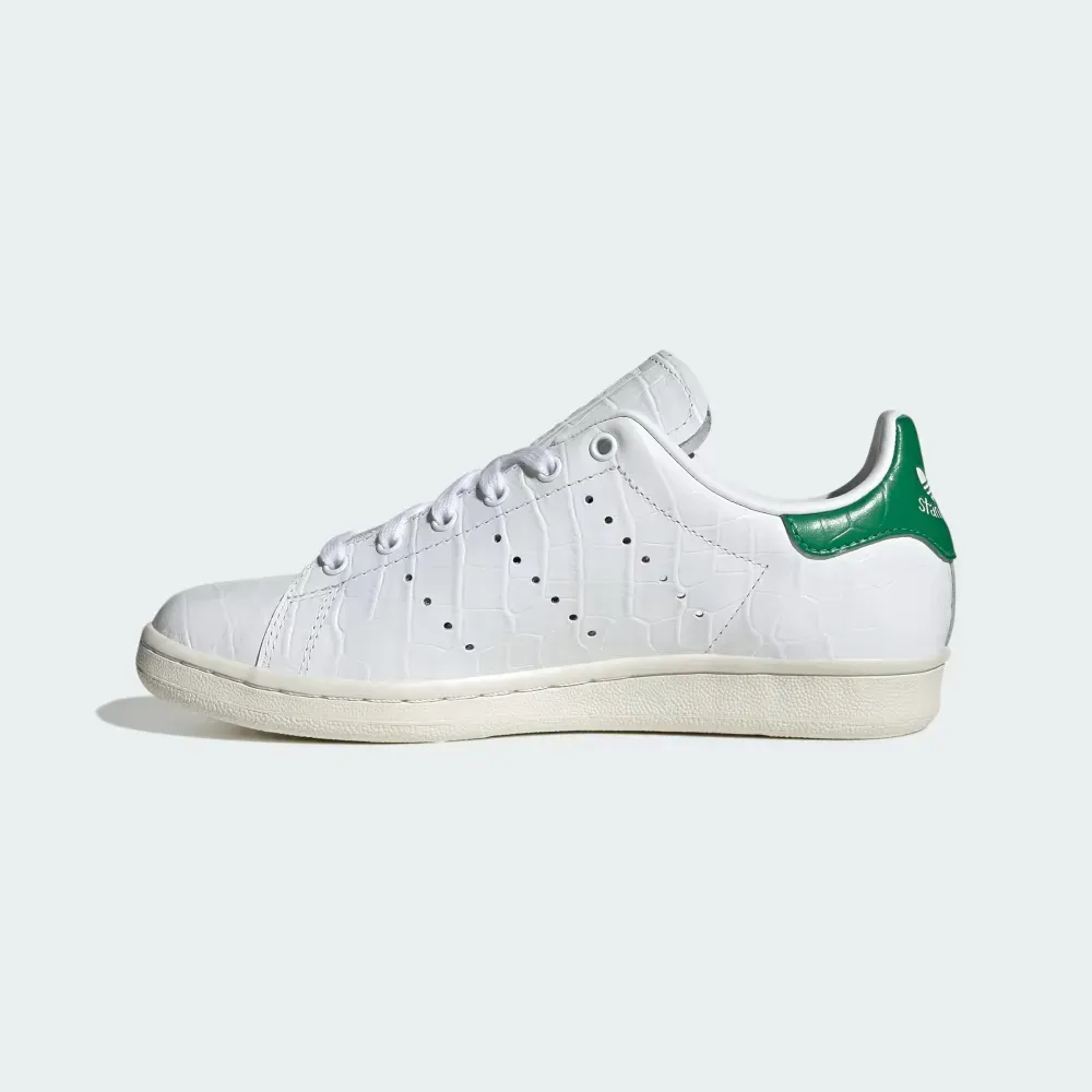 adidas Stan Smith 80s Croc Cloud White Green foto 3