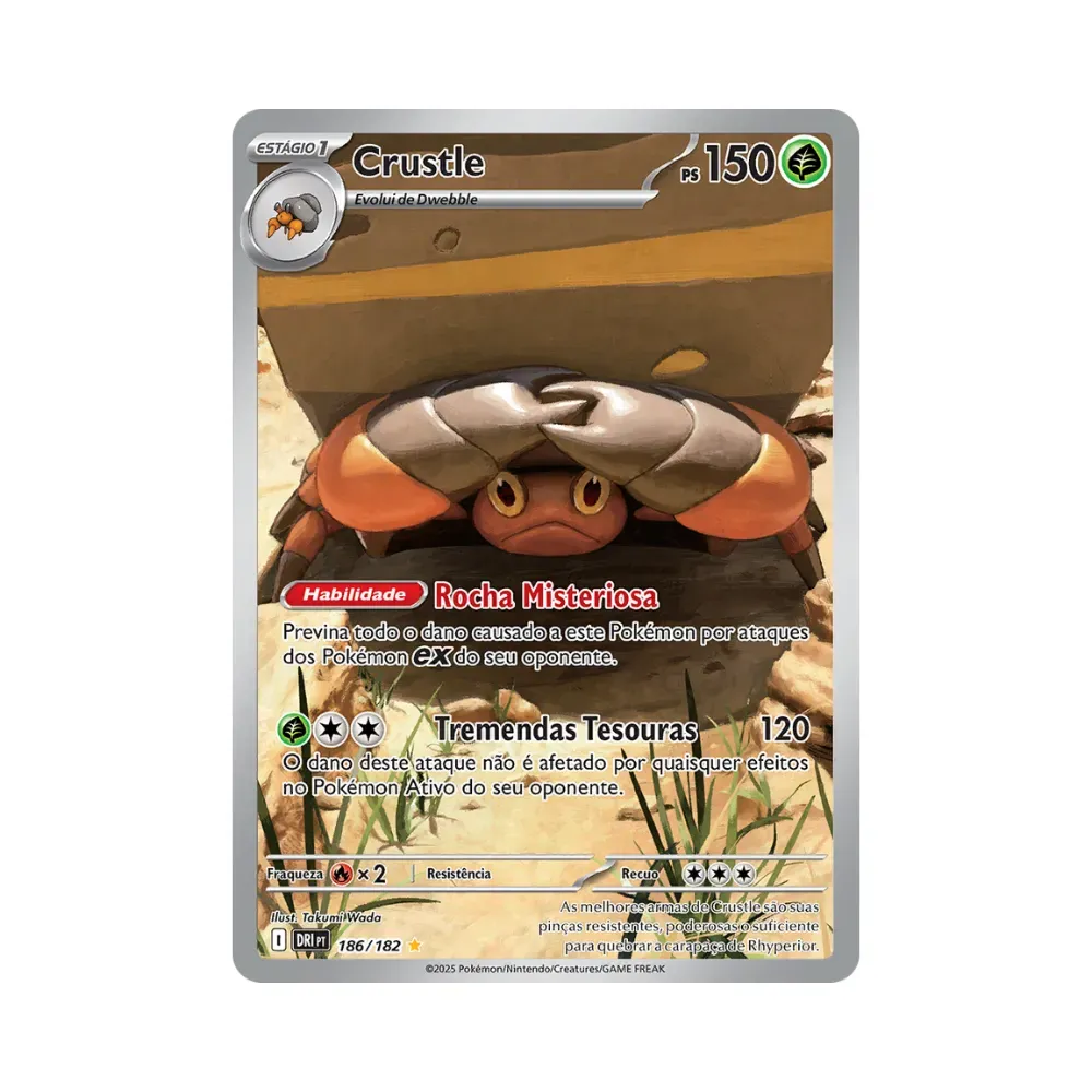Crustle (186/182) Rivais Predestinados Pokémon TCG - Droper