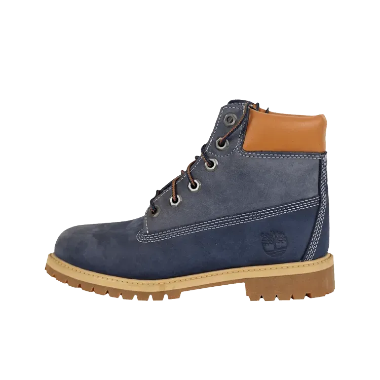 Timberland 6 Inch Premium Boot Navy Blue Brown