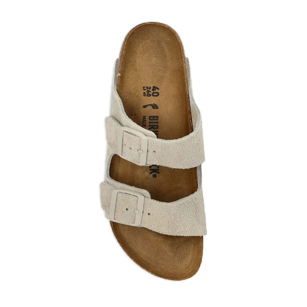 Sandália Birkenstock Arizona Suede Grey - Droper