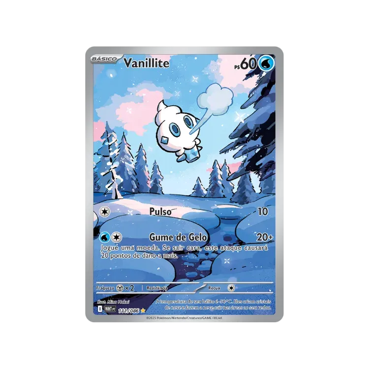 Vanillite (111/86) Fogo Branco Pokémon TCG