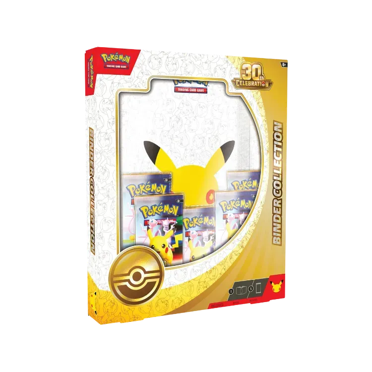 Box Coleção Fichário Celebração de 30 Anos Pokémon TCG EN-US