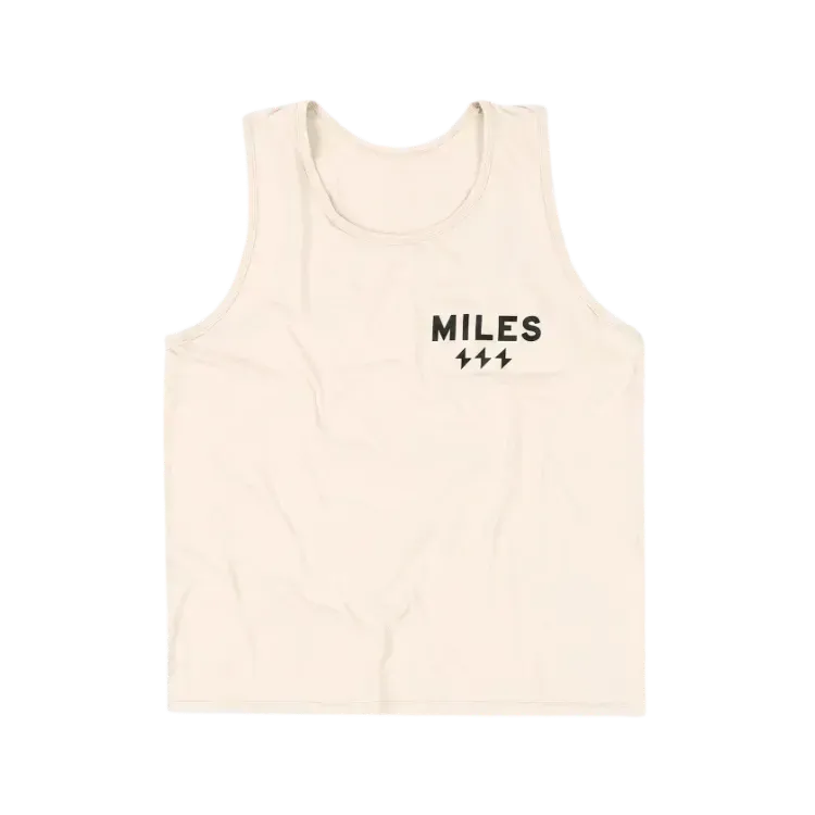 Regata Miles Athletic Club Running Tank Off Dense Cream