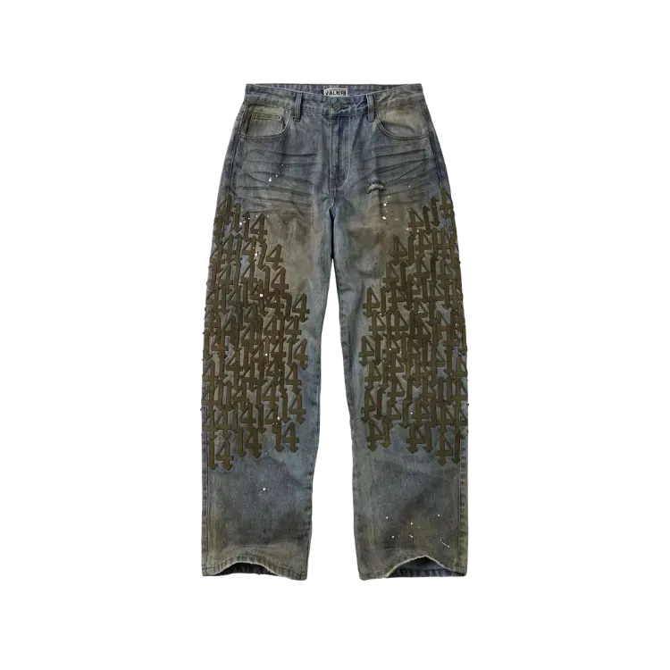 Calça Vale Lives Forever Luckie 14 Jeans Light Wash