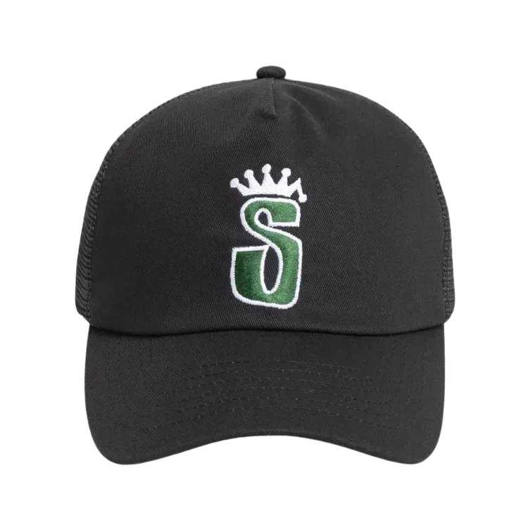 Boné Stüssy S Crown Trucker Shadow Black