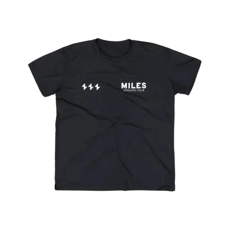 Camiseta Miles Athletic Club Running AC Black