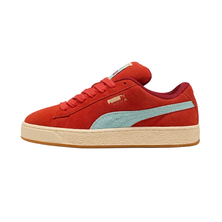 Puma Suede XL Weathered Fiery Red Light Aqua