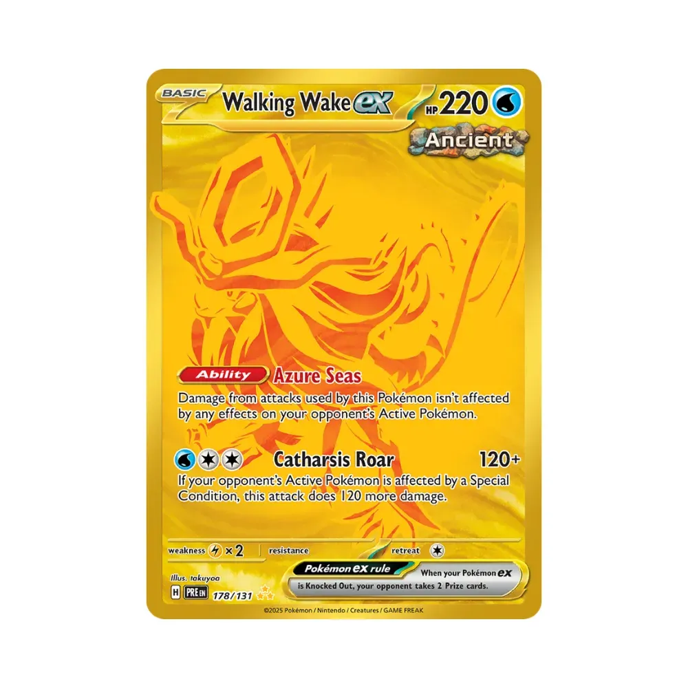 Onda Ando ex (178/131) Evoluções Prismáticas Pokémon TCG - Droper