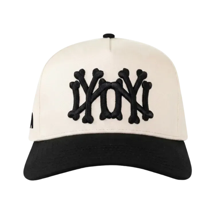 Boné oMA Studios NY NY Bones Curved Brim Cream