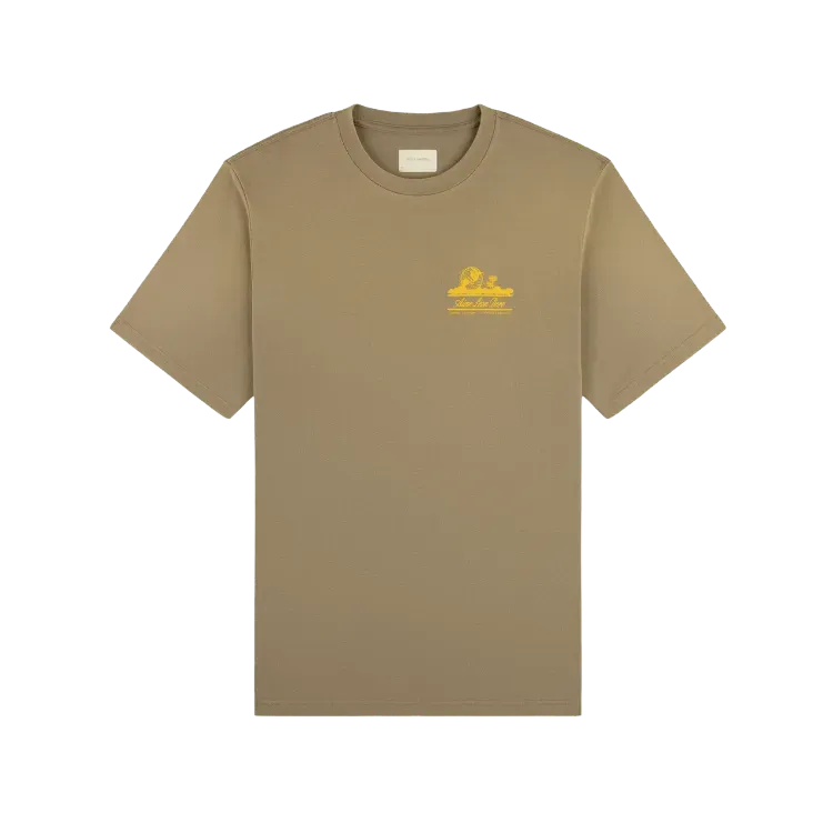 Camiseta Aimé Leon Dore Sun Faded Unisphere Laurel Oak