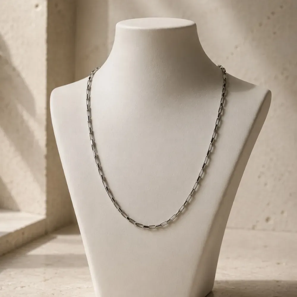 Conjunto Corrente e Pulseira Casa Cinza Brasil Squad Set foto 1
