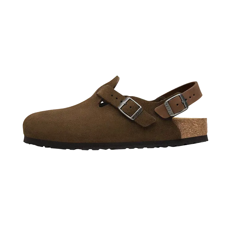 Birkenstock Clog Tokio Mule Leather Suede Carafe