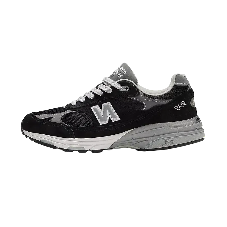 New Balance 993 Black Grey 006 White