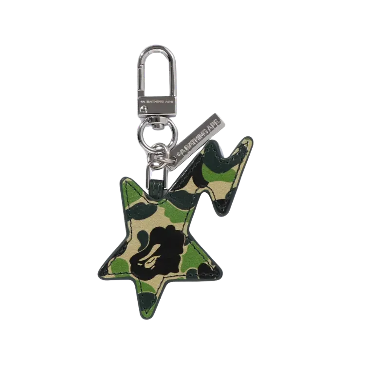 Chaveiro BAPE ABC Camo Sta Green