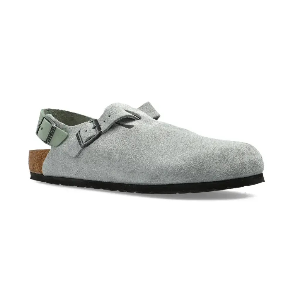 Birkenstock Tokio Mule II Suede Pure Sage - Droper
